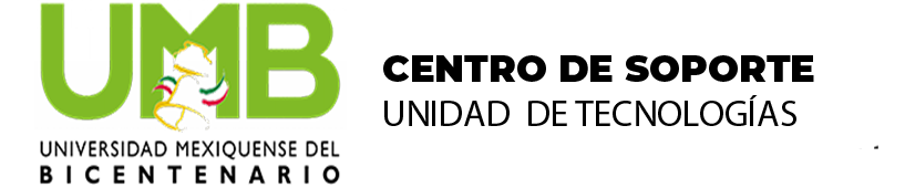 Portal de Soporte de la Unidad de TI de la UMB